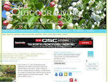 Tablet Screenshot of betteroutdoorlivingathome.com